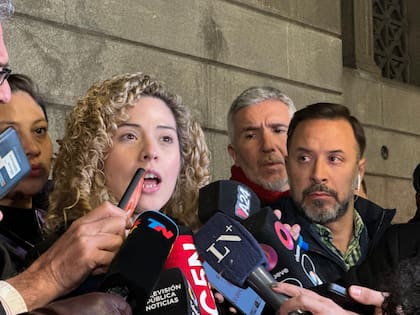 Lourdes Arrieta durante la conferencia