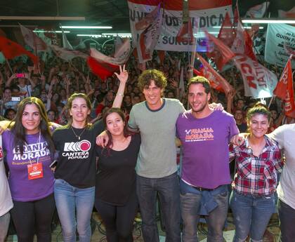 Lousteau fue ayer el protagonista de un acto de la juventud radical en Córdoba