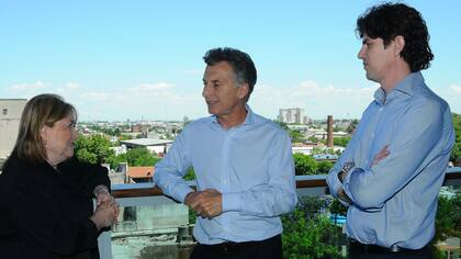 Susana Malcorra, Mauricio Macri y Martín Lousteau