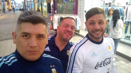 Lovato (el primero de la izquierda) en el Mundial Sub 20 de Corea del Sur