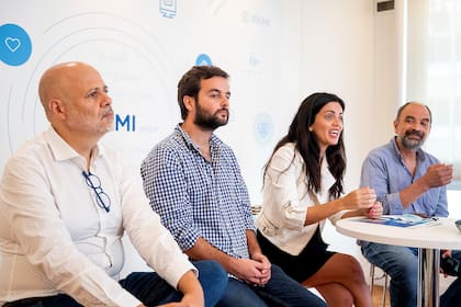 Luana Volnovich durante la puesta en marcha del programa La Libertad de Elegir