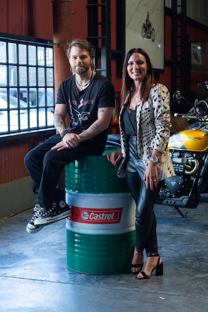 Luca Bonomi y Cecilia Panetta.