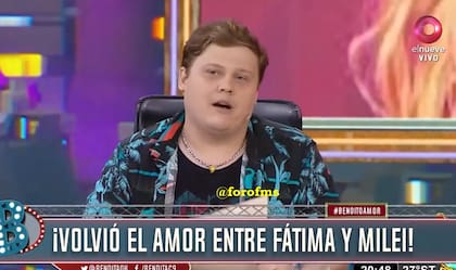 Luca emitió una dura opinión sobre Fátima y volvió a encender la polémica (Foto: Bendita)