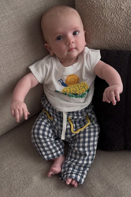 Luca nació el 5 de enero en el Jackson
Memorial Hospital y pesó 3,100 kilos.