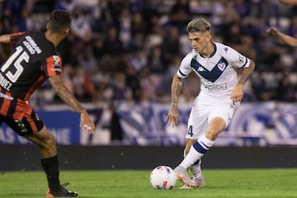 Luca Orellano, con un rendimiento de mayor a menor en Vélez ante Patronato