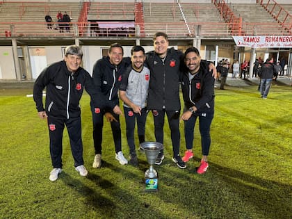 Lucas Batistuta llegó al Romang FC con un cuerpo técnico de cinco integrantes