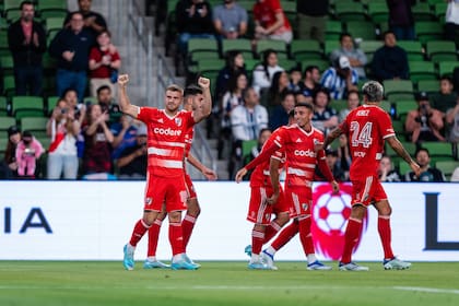 Lucas Beltrán convirtió el gol de la victoria en el amistoso entre River y Monterrey de México