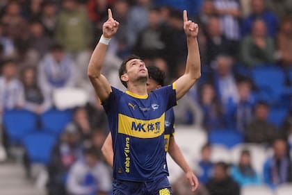 Lucas Boyé celebra el empate de Alavés frente a Real Sociedad