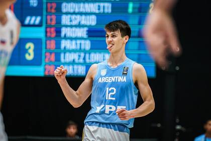 Lucas Giovanetti, de dos metros, un escolta con mucho talento