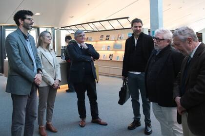 Lucas Grosman, Andrea Saladino, Ernesto San Gil, Julio Montero, Marcelo Gioffré y Juan Carlos Balduzzi