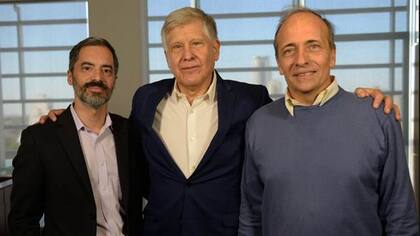 Lucas Macri, Mario Diaz y Diego García Lambas