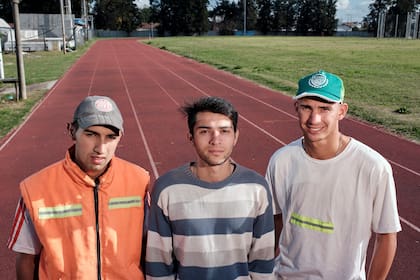 Lucas Molina, Nicolás Rojas y Daniel Vitarello, unidos por el deporte y el trabajo