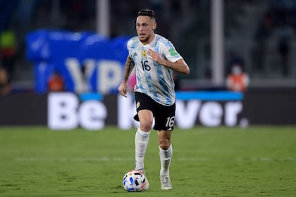 Lucas Ocampos disputó 10 partidos con la selección argentina y anotó dos goles