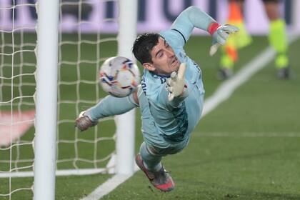 Courtois, una de las figuras del Real Madrid