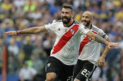 Lucas Pratto, decisivo en la recuperación de River en la Bombonera