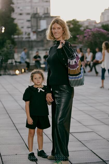 Luchi Álzaga en la presentación en la Biblioteca Nacional