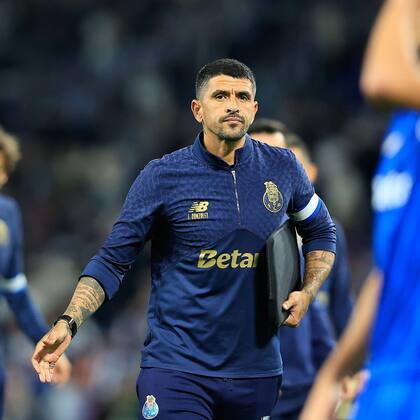 Lucho González, actual ayudante de campo del DT de Porto, Francesco Farioli: en junio se sumaría al cuerpo técnico de Chacho Coudet en River