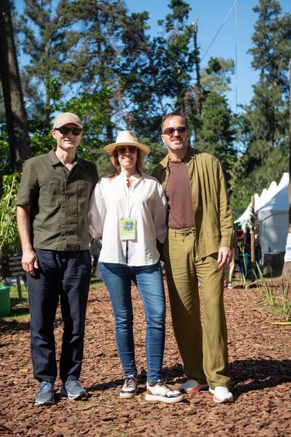 Lucía Cané y los creadores de Mis Herbáceas.