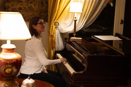 Lucía Caruso en acción