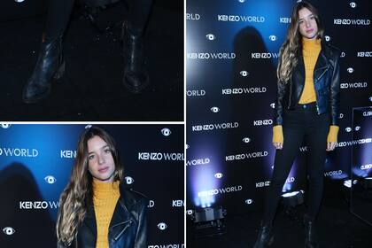 Lucía Celasco, bien rockera, en la presentación de Kenzo World