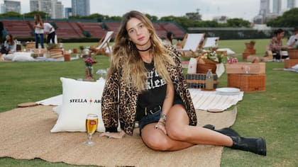 Lucía Celasco tampoco se perdió el picnic