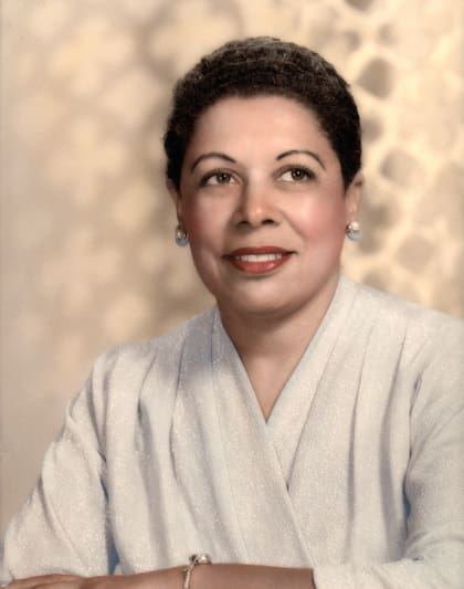 Lucia DeClerck, en su juventud