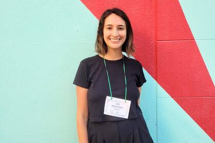 Lucía García Giacosa es la líder del proyecto Nemo, para ayudar a personas con problemas de visión a nadar sin limitaciones