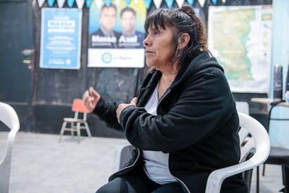 Lucía Guzmán, militante de Somos Barrios de Pie, en diálogo con LA NACION
