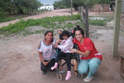 Lucía viaja al norte del país como médica voluntaria desde 2016.
