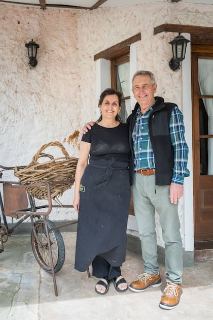 Lucía y Carlos Rosas reciben en La Tramontana. 