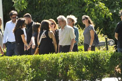 Pablo Alarcón estuvo firme junto a su mujer, Lucía, en este triste día