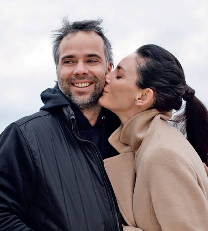 La única vez que Lucha posó con Fernando González fue en 2017, cuando anunciaron que ella se mudaba a Chile por amor.