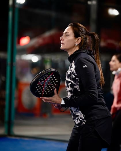 Luciana Aymar y su nuevo deporte: el pádel