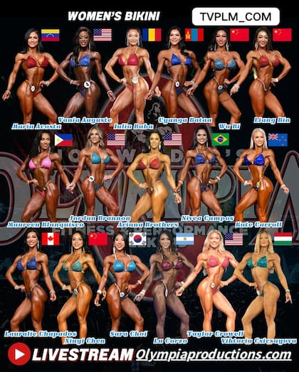 Luciana competirá contra las mejores del mundo en Mr Olympia 2025