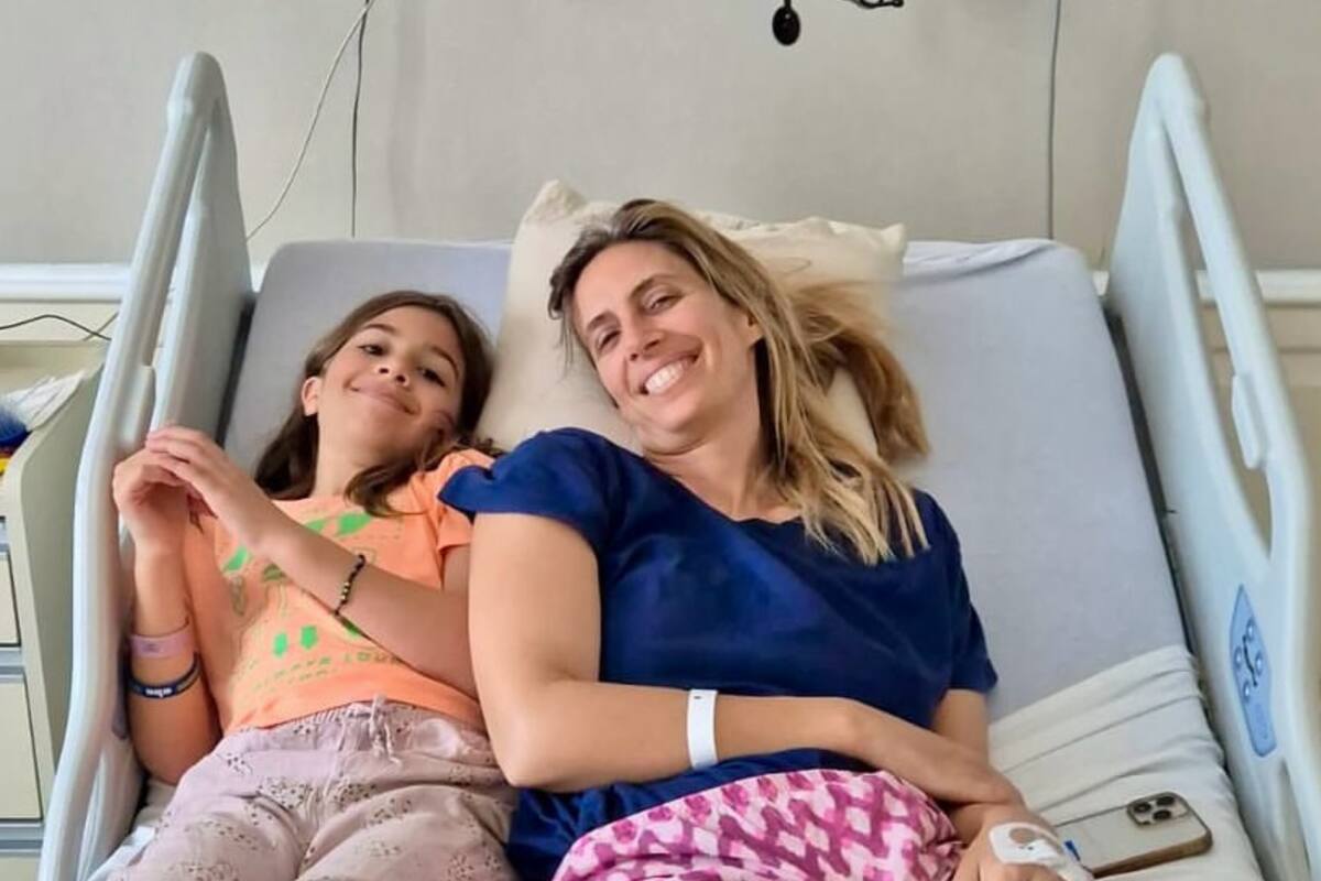 Luciana Geuna compartió una foto desde una clínica y contó el mal momento que vivió: “Estoy saliendo de un susto grande” - LA NACION