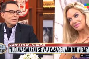Marcelo Polino reveló que Luciana Salazar se casaría el año que viene