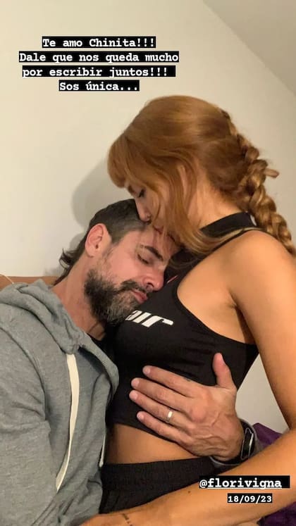 Luciano Castro le dedicó una romántica dedicatoria a Flor Vigna