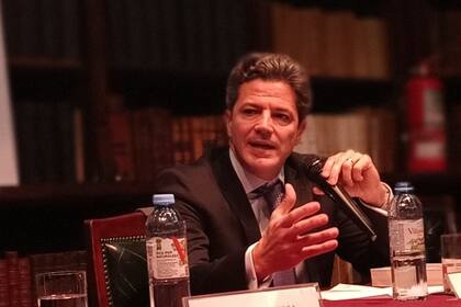 Luciano Laspina en el Colegio de Abogados de la Ciudad de Buenos Aires
