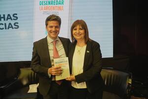 Luciano Laspina presentó su libro junto a Patricia Bullrich