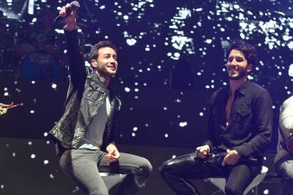 Luciano Pereyra y Sebastián Yatra cantaron juntos la canción "Un año", del nuevo álbum que el colombiano estrenará la próxima semana