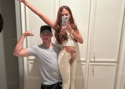 Lucila Nieva junto a Robert Sullivan. Foto: Instagram