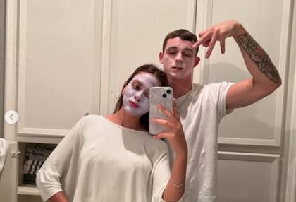 Lucila Nieva junto a Robert Sullivan. Foto: Instagram