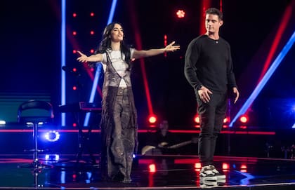 Lucio Casella con Lali Espósito