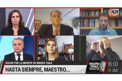 Lucio Di Matteo fue otro de los que no pude contener el llanto sobre el final del programa, y se tapó el rostro con sus manos para contener las lágrimas