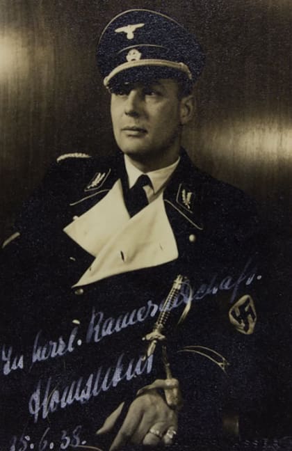 Ludolf von Alvensleben, como oficial de las SS (Gentileza Elisa Pardo)