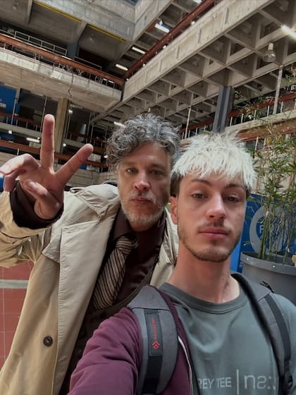 Ludovico Di Santo con Seven Kayne, otro de los protagonistas de TILF