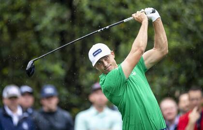 Ludvig Aberg: sorprendió con un segundo puesto en su Masters debut, el año pasado, y quiere revancha después de aquel aprendizaje