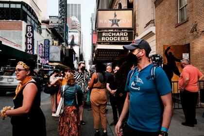 Luego de 18 meses, la actividad en Broadway se reanudó en septiembre de 2021. 