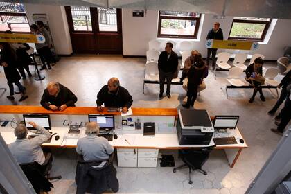 Vista de uno de los sectores de atención al públicio