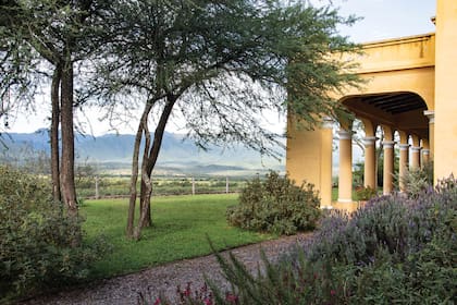Luego de estar varios años abandonada, Christopher emprendió el desafío de reconstruir la finca familiar y hacer su jardín. Lo primero fue limpiar el frente y recuperar las imponentes vistas a los cerros.